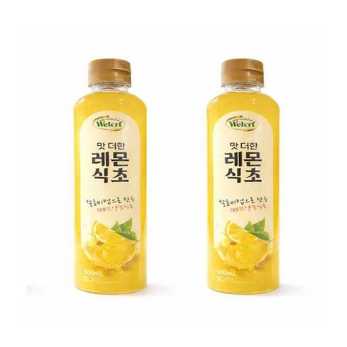 바람길 맛더한 레몬식초 500ml, 2개, 500ml