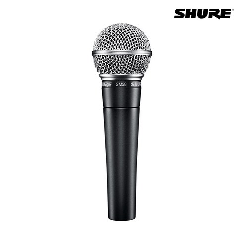 SHURE SM58 K-LC 슈어 정품 다이나믹 마이크, SM58 K-LC + 스칼렛 solo 3세대 패키지