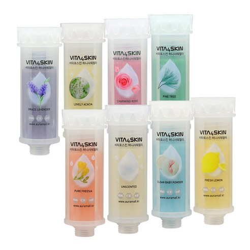 비타포스킨 프리미엄 비타민 샤워필터 녹물제거 염소제거, 1개, 프리지아