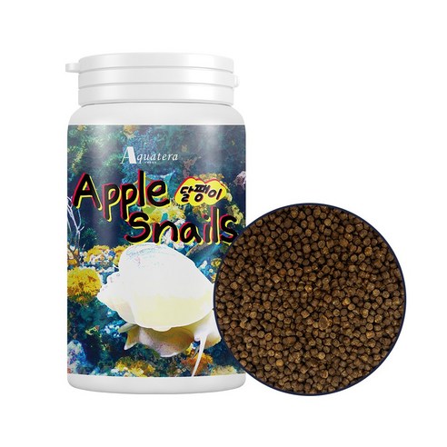 어항 청소, 이제 스트레스 받지 마세요! 애플스네일 사료 솔직 후기 애플스네일