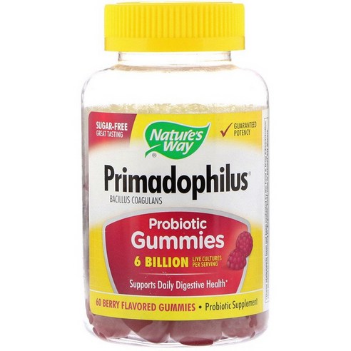 Natures Way Primadophilus Probiotic 60구미 - 영양제 | 쿠팡