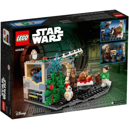 크리스마스와 스타워즈의 완벽한 조화, LEGO 스타워즈 40658 밀레니엄 팔콘 크리스마스 디오라마