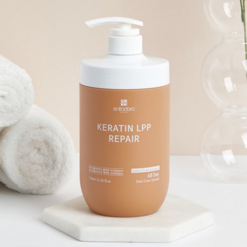 엔타도라 케라틴 LPP 리페어 클리닉 트리트먼트 750ml, 1개