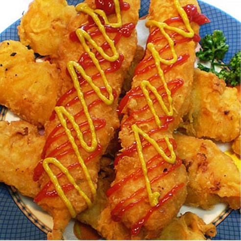 국내산 치킨 후라이드 닭꼬치 1kg X10봉 (100gX100개), 1개, 상세페이지 참조