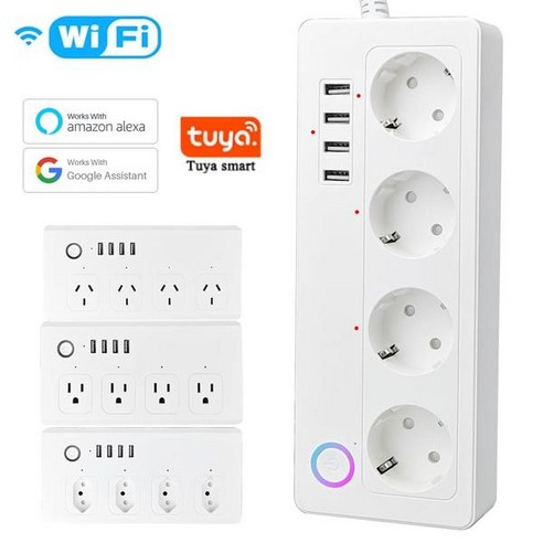 파워600w 스마트 플러그 전원 스트립 파워1000w, US power strip