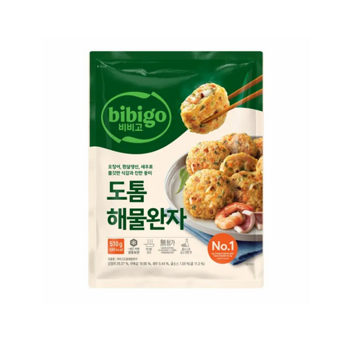 [CJ] 비비고 도톰해물완자, 1개, 510g