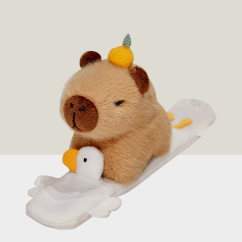 몽드네 카피바라 자동차 인형 차량 액세서리 자동차 꾸미기 손목 밴드 팔찌 가방 꾸미기, 1개, 카피바라 꼬마오리