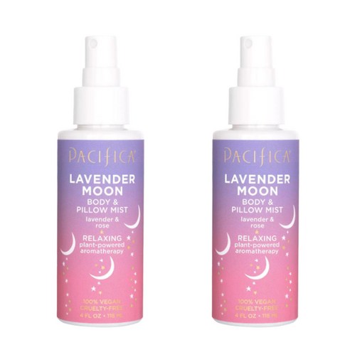 퍼시피카 라벤더 문 바디 & 필로우 미스트, 2개, 118ml