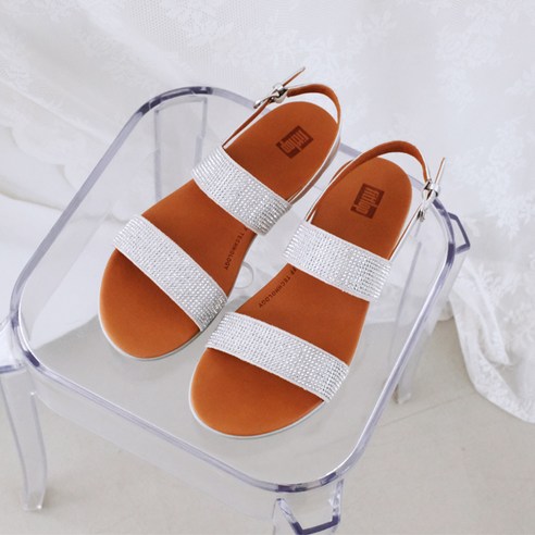 핏플랍 핏플랍 샌들 바라 크리스탈 Q94-011 실버