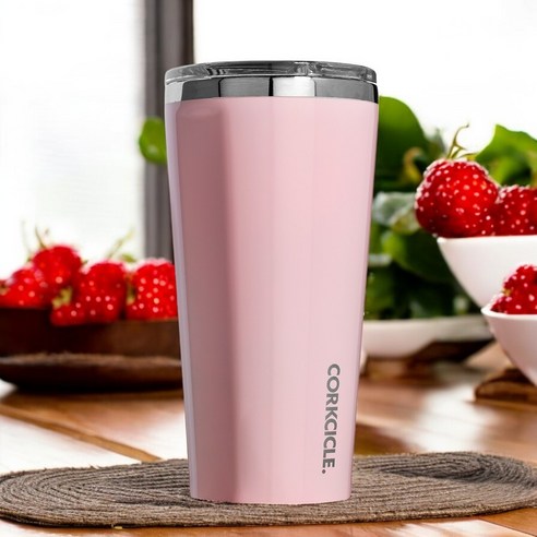 콕시클 텀블러 보온 보냉 진공 스텐 텀블러 보온병 475ml 대용량, 클래식 로즈쿼츠, 1개