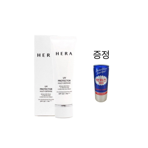 [당일발송]헤라 HERA 유브이 UV 프로텍터 톤업 선크림 SPF50+ 벨벳비누+지일비누 포함, 상세페이지 참조, 1개, 40ml