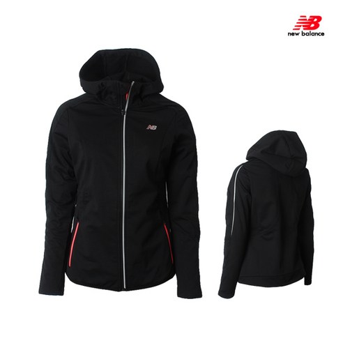 *뉴발란스 W 프로텍트 방풍 기모본딩 자켓 NBMD646102-19 블랙 여성자켓