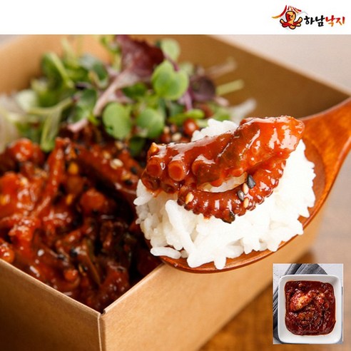 The더착한 절단쭈꾸미 (냉동), 1kg, 1개 하남쭈꾸미 Best Top5 10 직화불맛 맛있는 하남낙지볶음 160g x10팩 (미니치자단무지 5팩증정), 10개