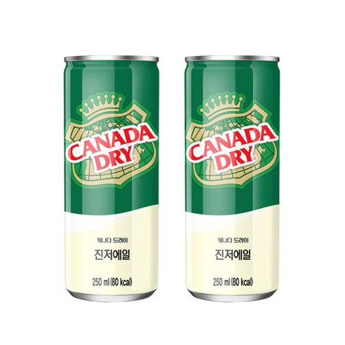 캐나다드라이 진저에일 250ml, 20개