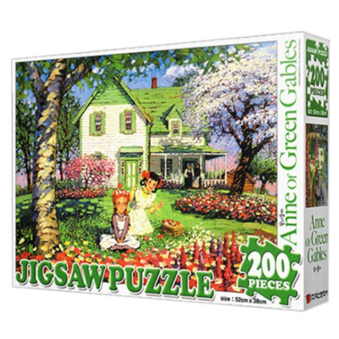 학산문화사 빨강머리 앤 꽃이 만발한 정원 직소퍼즐, 200피스, 혼합 색상