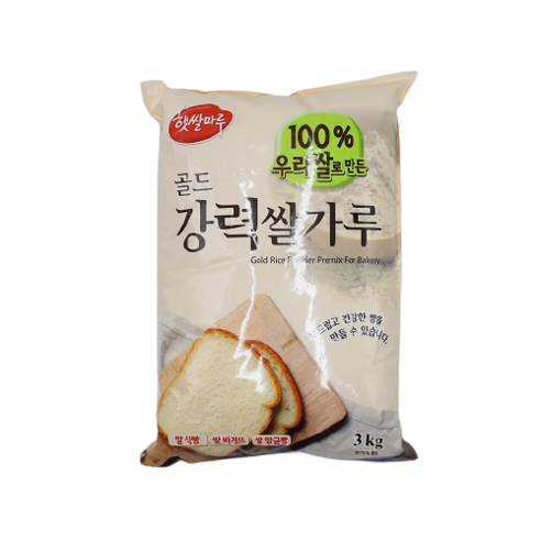 골드강력쌀가루, 3kg, 1개