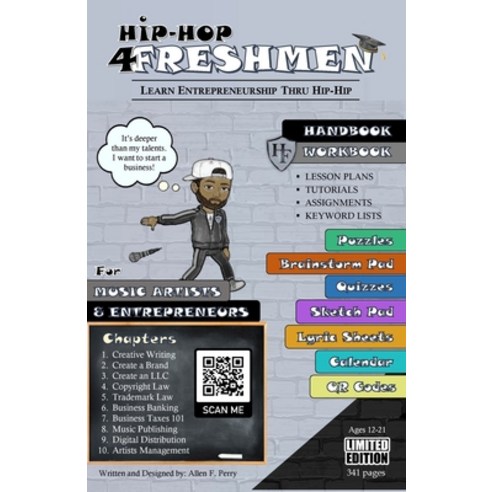 (영문도서) Hip-Hop 4 Freshmen: The Self-Help Curriculum Teaching Entrepreneurship Thru Hip-Hop for Aspir... Paperback, Lulu.com, English, 9781312276178