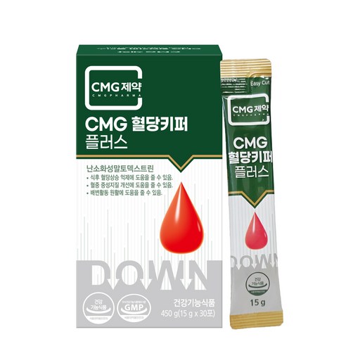 씨엠지제약 혈당키퍼 플러스 혈당스파이크 식후혈당 혈당수치 혈당관리, 1개, 30회분