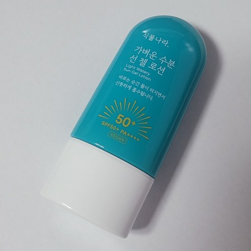 식물나라 가벼운 수분 선 젤 로션 60ml, 6개