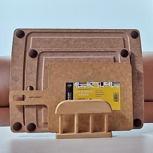 주방의 품격을 높이는 에피큐리언 올인원 도마 세트, 당신의 요리를 예술로 승화시키세요.