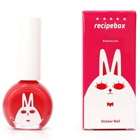 레시피박스 수성 매니큐어 10ml, 보타니컬핑크, 1개