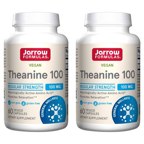 재로우 테아닌 100mg 베지 캡, 60정, 2개
