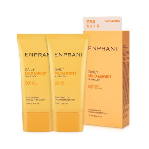 에스트라 더마UV365 장벽수분 무기자차 선크림 SPF50+ PA++++, 40ml, 1개 9 엔프라니 데일리 선크림, 120ml, 2개