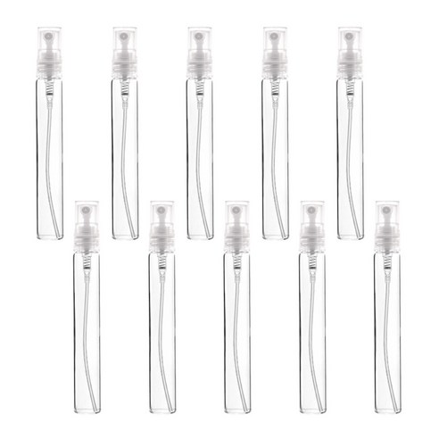 27리빙 간편한 충전 휴대용 향수 공병 10ml, 투명, 10개