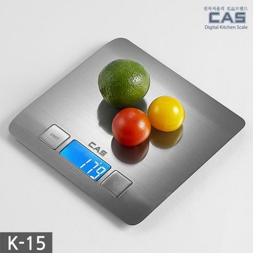 카스 디지털 주방 전자 저울 K-15