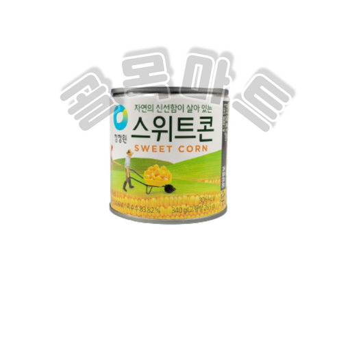 청정원 스위트콘 통조림, 340g, 2개