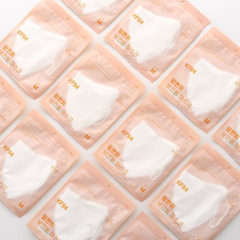 최고의 호흡 보호를 위한 편안한 맘편히 KF94 보건마스크