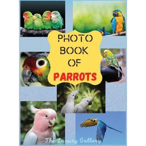 (영문도서) Photo Book of Parrots: The Best Selection of 44 Exotic Parrot Photos from the Best Photograph... Hardcover, Luxury Gallery, English, 9781803077406
