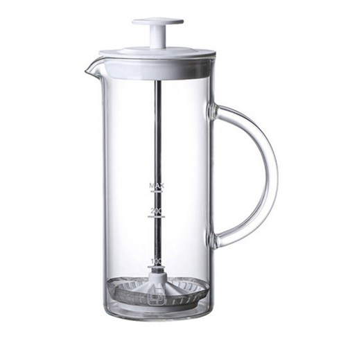 Milk Bubbling Machine Manual Frother Pot Coffee Cup Portable Household B, 한개옵션0