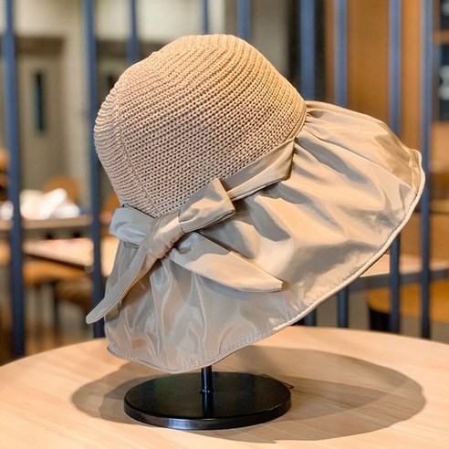 햇살 아래 빛나는 당신을 위한 레트로 스타일, 708090 펀칭 밀짚모자