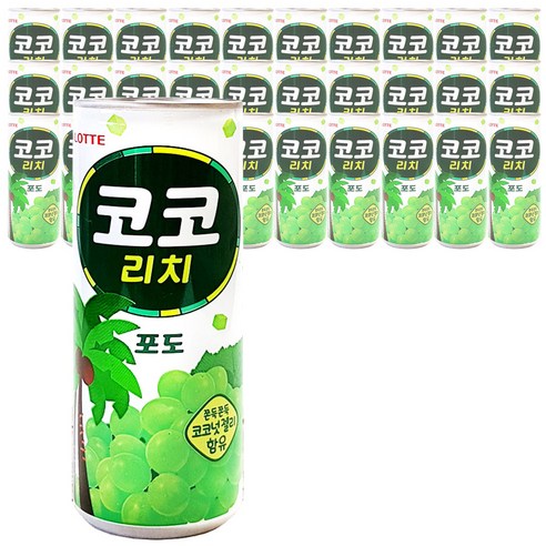 롯데칠성음료 코코 리치 포도