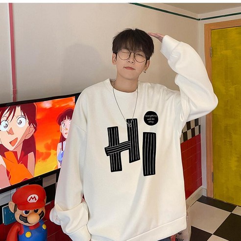 투니스 남성 트렌디 캐주얼 맨투맨