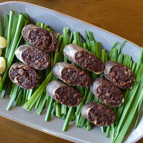 전주 피순대 1kg - 고기로 만들어진 전통 돼지 부산물