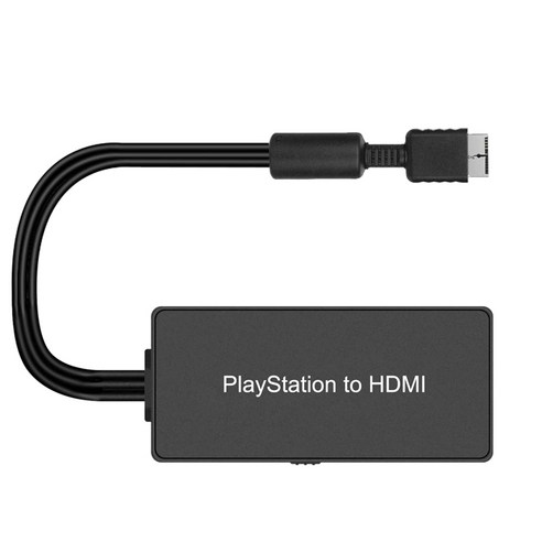 소니 PS2 / / 2 소니 Playstation1을위한 HDMI 호환 컨버터 1080P / 720P 오디오 HD 비디오 어댑터 케이블에 PS1에 대한, 하나, 검정