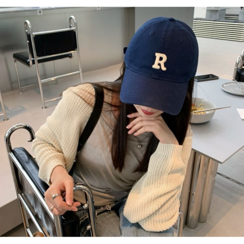 야구모자 R로고 워터파크 물놀이 커플 패션 워터밤