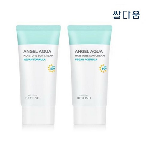 비욘드 엔젤 아쿠아 수분 선크림 50ml 1+1, 1set, 1개