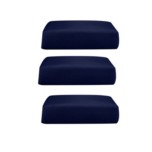3pcs 소파 쿠션 커버 소파 프로텍터 dark blue_s, 설명, 폴리 에스터