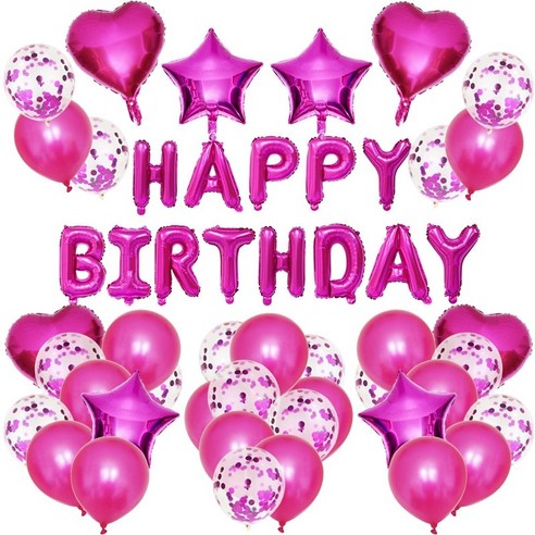파티복닷컴 생일파티 풍선세트 PT069, 5번