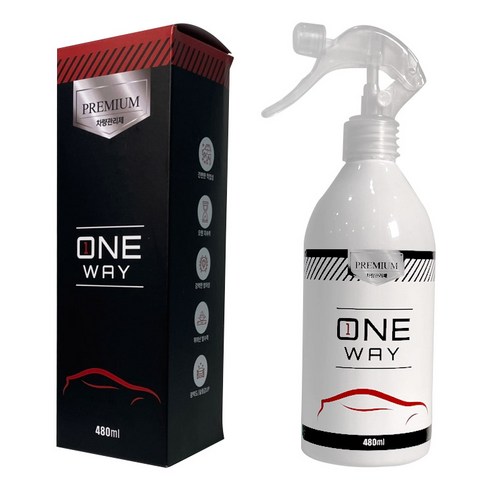 원웨이 자동차 광택 보호 유리막제거제 발수코팅 광택제 480ml ONE WAY - 유리발수코팅제 | 쿠팡