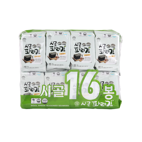 시골 파래김 도시락 골드 4g (16봉), 64g, 3개