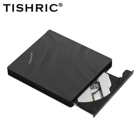 블루레이리핑 TISHRIC DVD 외장 C 타입 USB 3.0 다기능 CD 라이터 드라이브 버너 리더 모든 경우 노트북 PC용, 2) TSR149, 1개