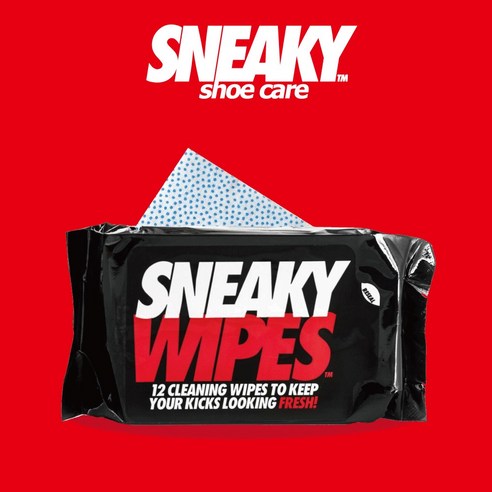 영국 스니키 뽑아쓰는 클리닝 티슈 12매 프리미엄 신발세탁 슈케어 SNEAKY - 기타가정용품 | 쿠팡