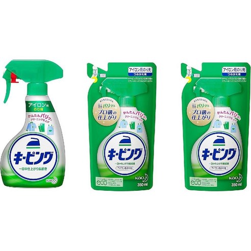 카오 다리미 다림풀 키핑 핸디 스프레이 400ml + 리필 350ml 2개