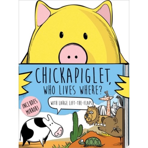 Chickapiglet Who Lives Where? Board Books, Sfi Readerlink Dist