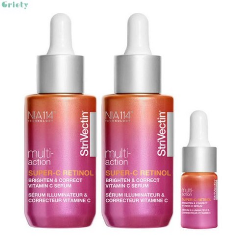 스트라이벡틴 슈퍼씨레티놀 안티에이징 브라이튼 앤 코렉트 비타민C 얼티밋세럼 30ml x 1개 11203428, 30ml 1개 7ml 1개