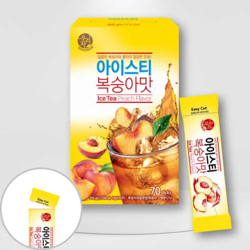 우리차 아이스티 복숭아, 13g, 70개입, 1개